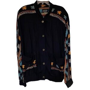 Vintage Santa Fe Carol Little Bomber Jacket Sz Med